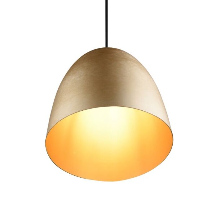 Brass dome pendant light modern, Ingmar
