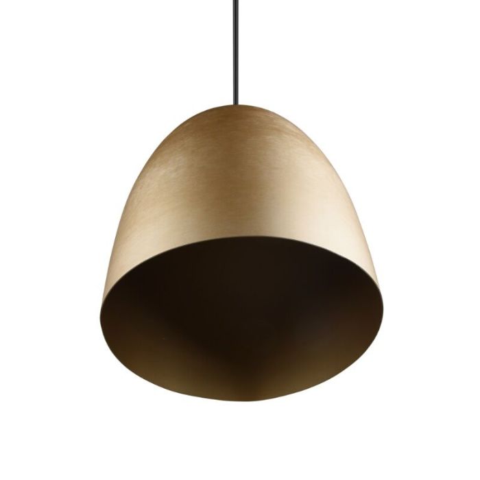Brass dome pendant light modern, Ingmar