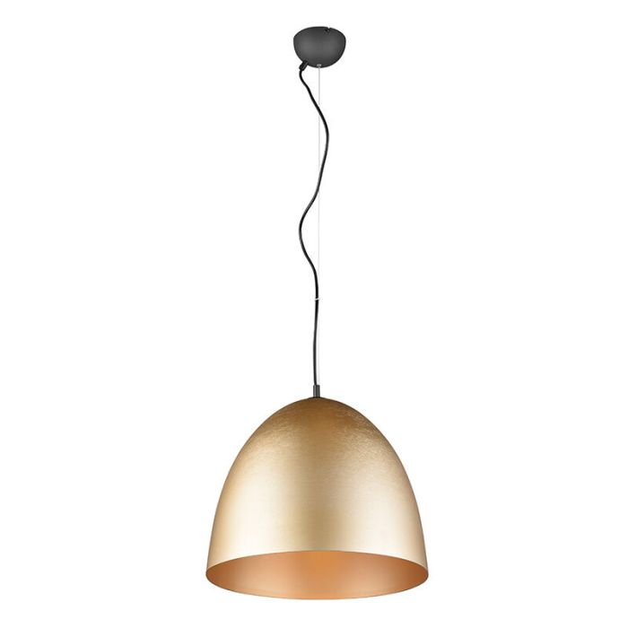 Brass dome pendant light modern, Ingmar