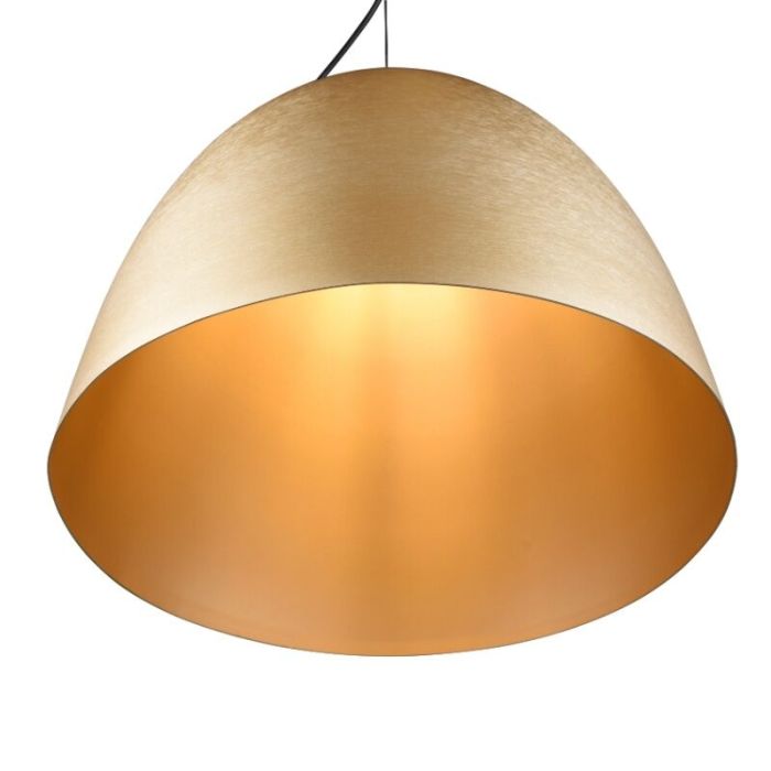 Brass dome pendant light modern, Ingmar