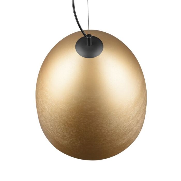 Brass dome pendant light modern, Ingmar