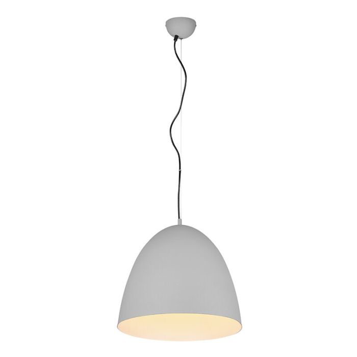 Grey dome pendant light modern, Ingmar
