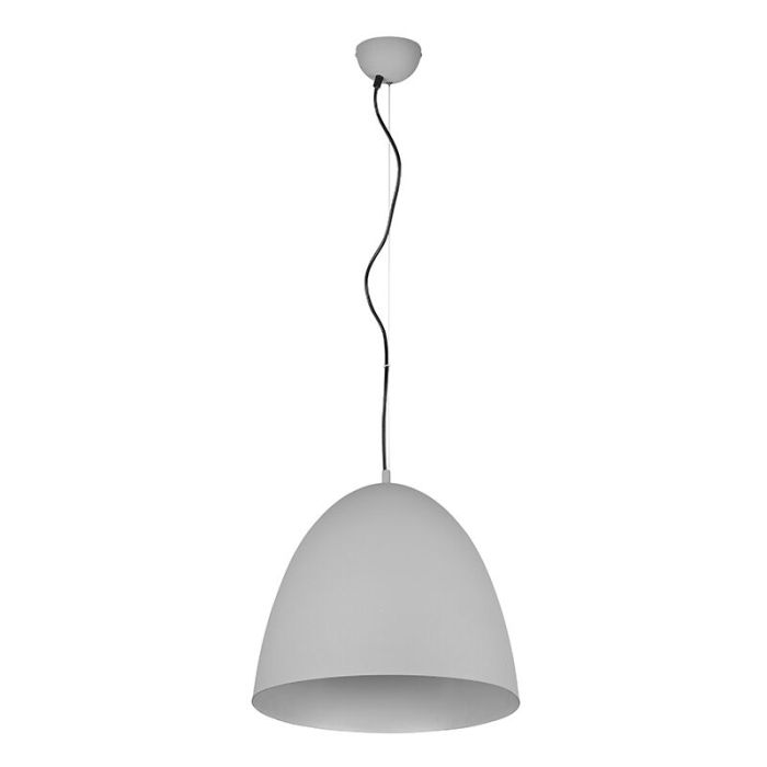 Grey dome pendant light modern, Ingmar