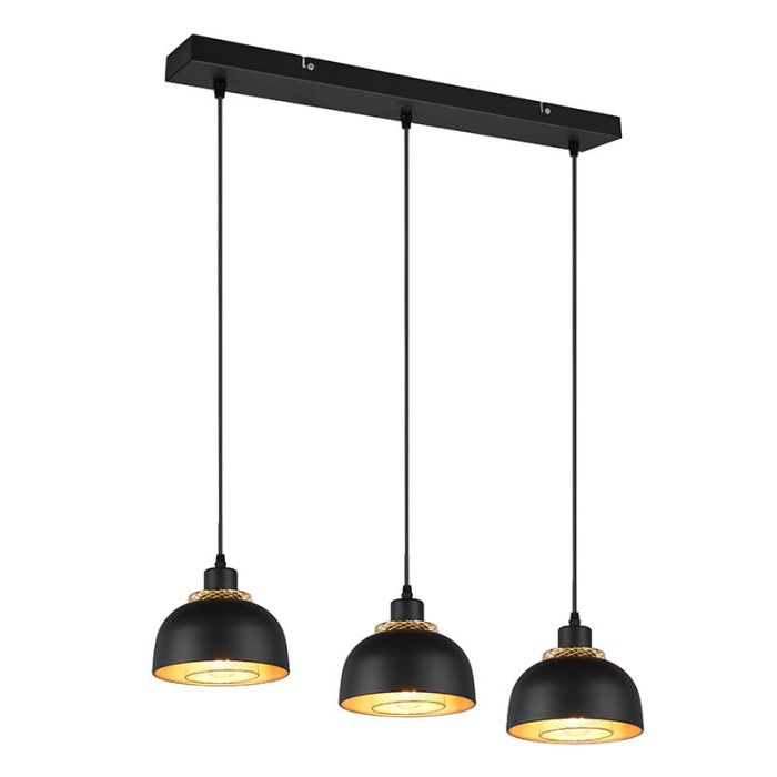 Black pendant light industrial, Sylvano