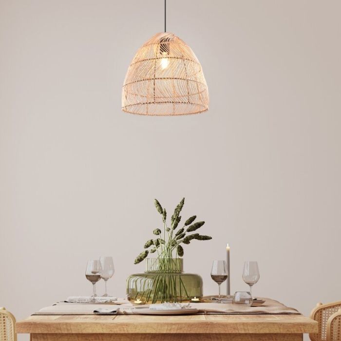 Rattan pendant light brown, Symon