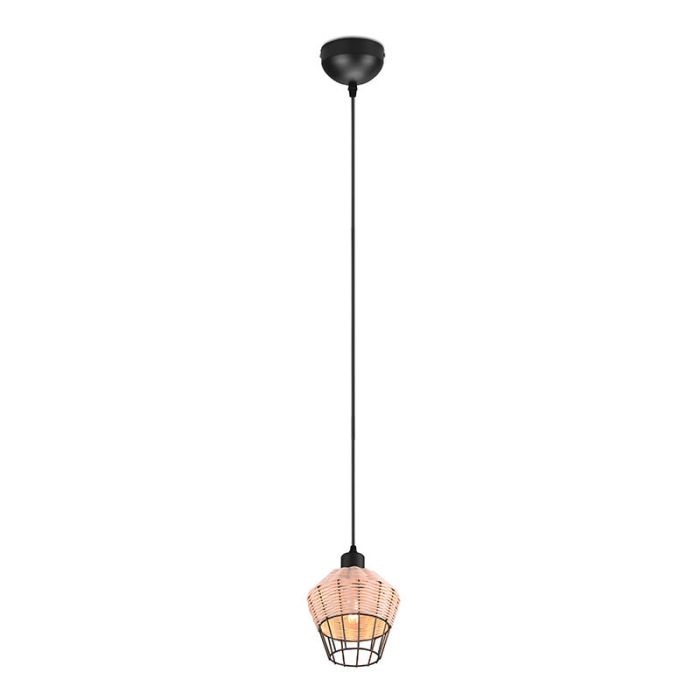 Rattan pendant light brown, Mirne