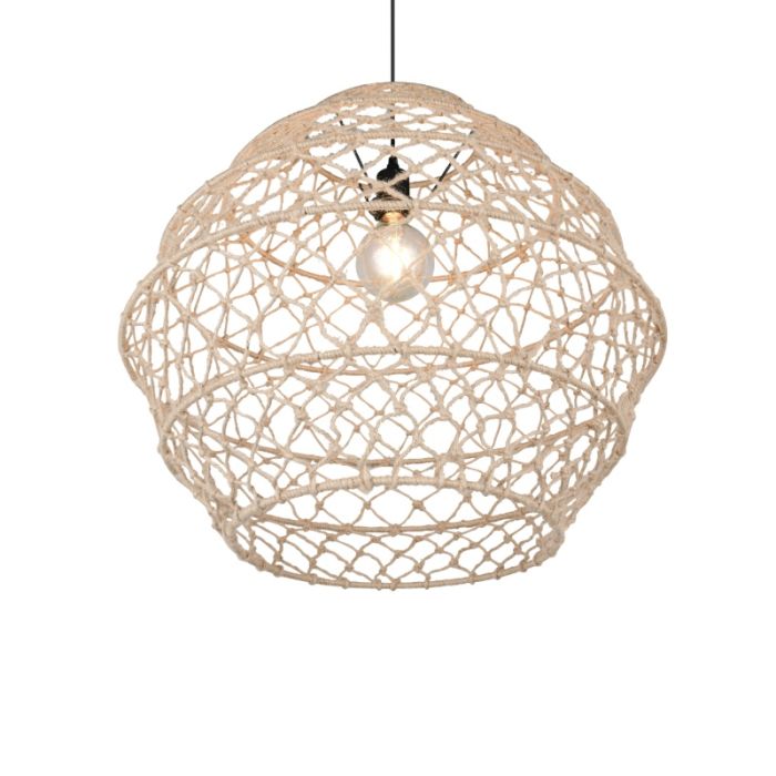 Brown pendant light rustic, Liduina