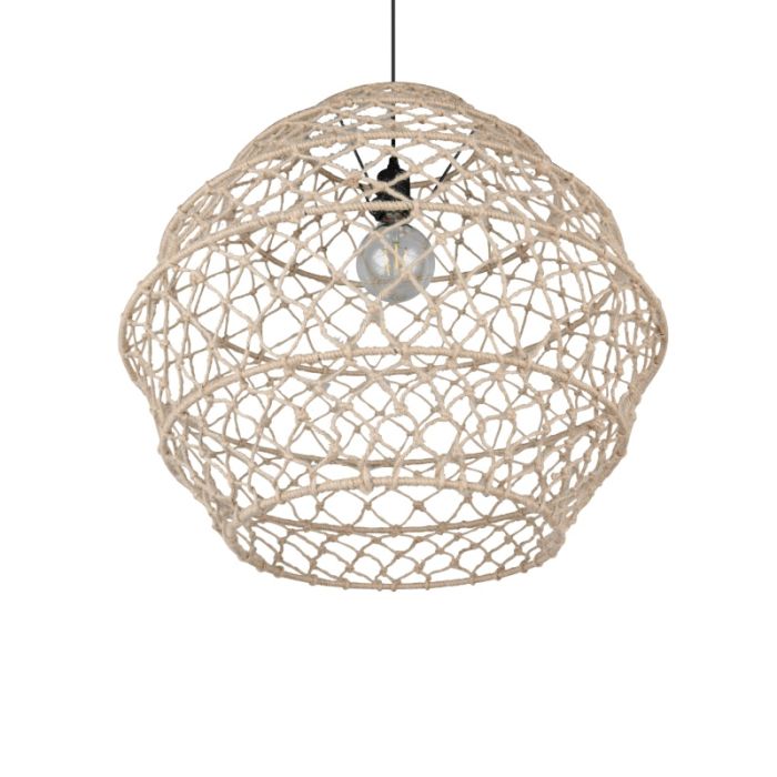 Brown pendant light rustic, Liduina