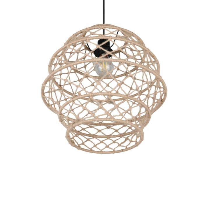 Brown pendant light rustic, Liduina