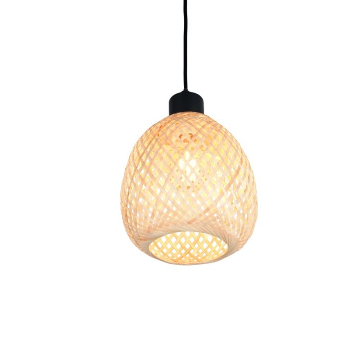 Bamboo pendant light brown, Piotr