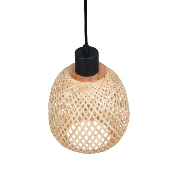 Bamboo pendant light brown, Piotr