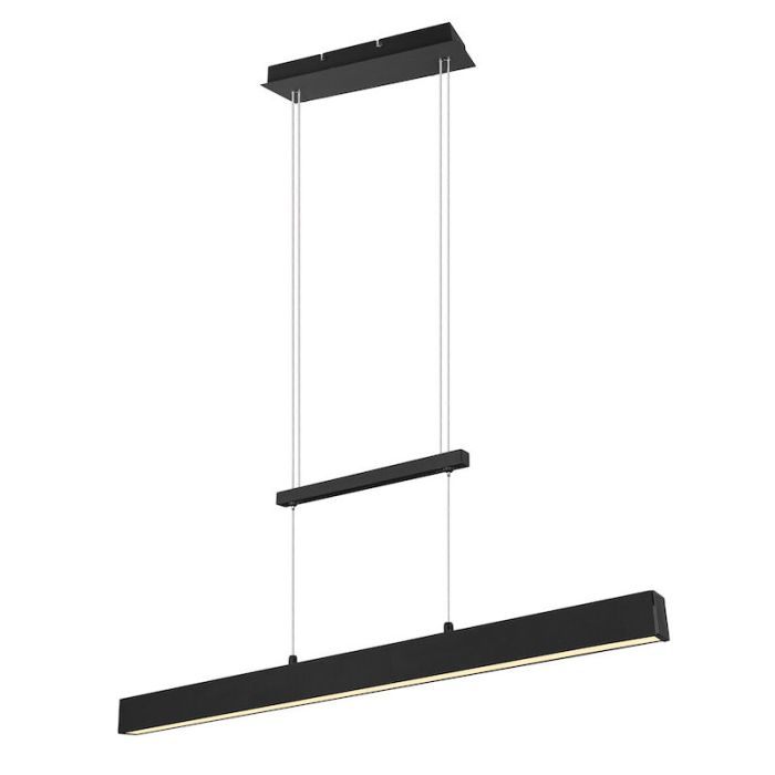 Black pendant light modern, Dinant, 21W, 3000K LED