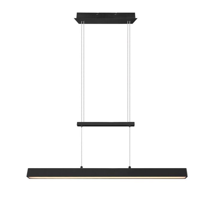 Black pendant light modern, Dinant, 21W, 3000K LED