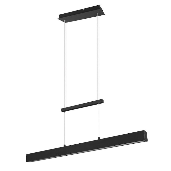 Black pendant light modern, Dinant, 21W, 3000K LED