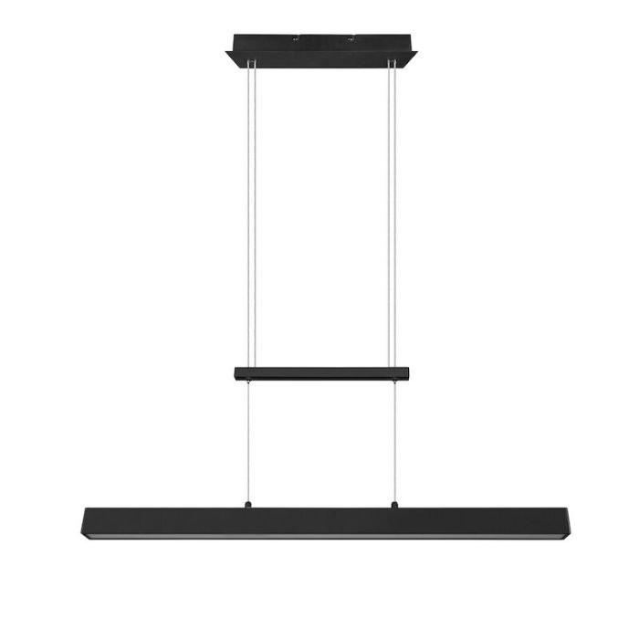 Black pendant light modern, Dinant, 21W, 3000K LED
