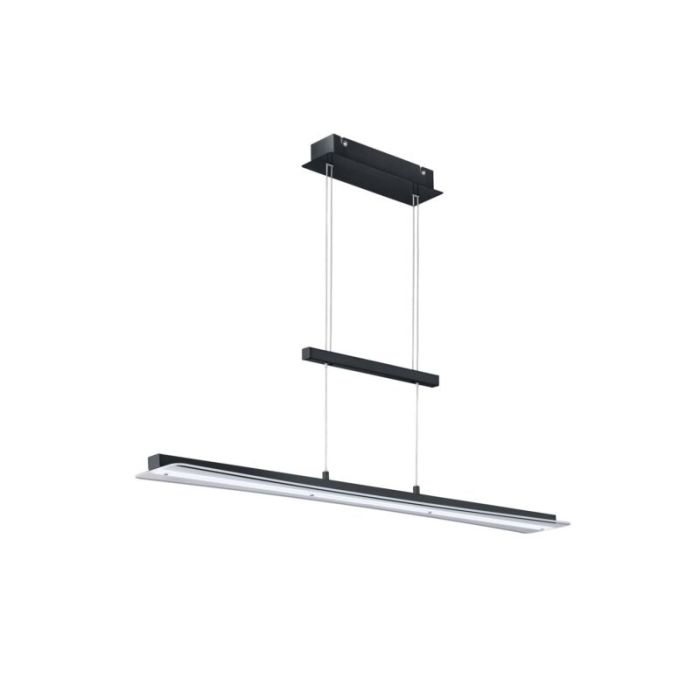 Black pendant light modern, Port, 18W, warm to cold white adjustable LED