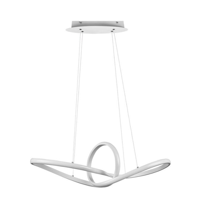 White pendant light modern, Jonny, 28W, 4000K LED