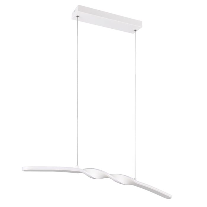 White pendant light design, Quirinus, 18W, 4000K LED