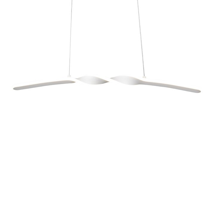 White pendant light design, Quirinus, 18W, 4000K LED