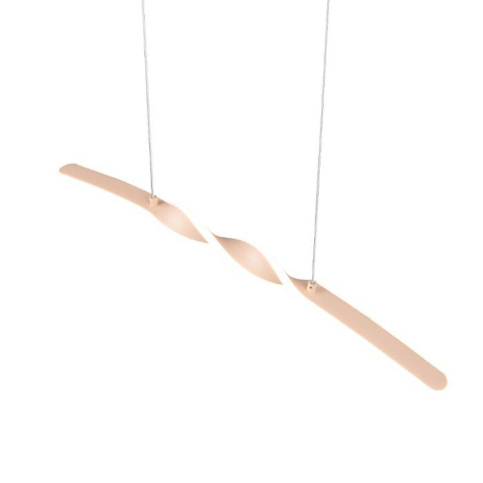 Brown pendant light design, Quirinus, 18W, 4000K LED