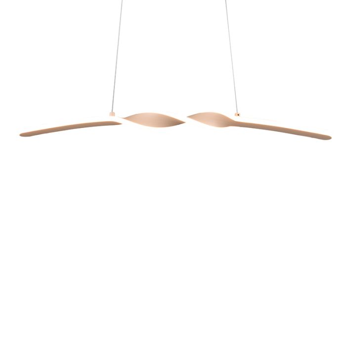 Brown pendant light design, Quirinus, 18W, 4000K LED