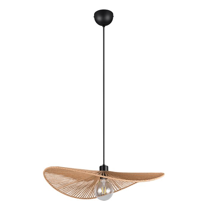 Paper pendant light brown, Lykke