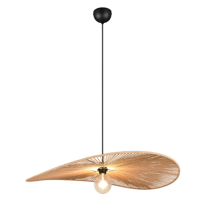 Paper pendant light brown, Lykke