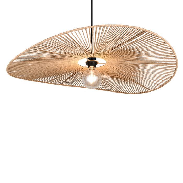 Paper pendant light brown, Lykke
