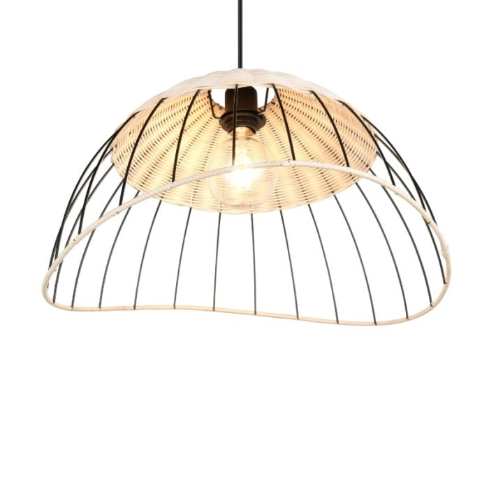 Rattan pendant light brown, Rauf