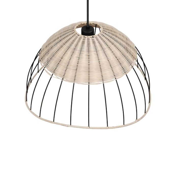 Rattan pendant light brown, Rauf