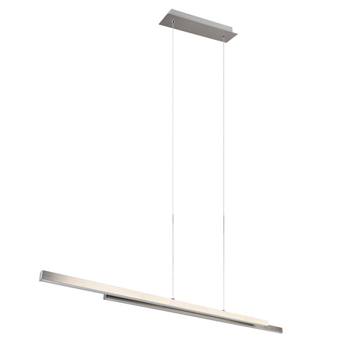 Nickel pendant light modern, Sangeeta, 22W, 3000K LED