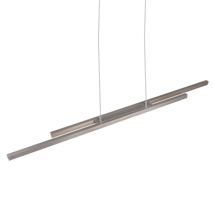 Nickel pendant light modern, Sangeeta, 22W, 3000K LED