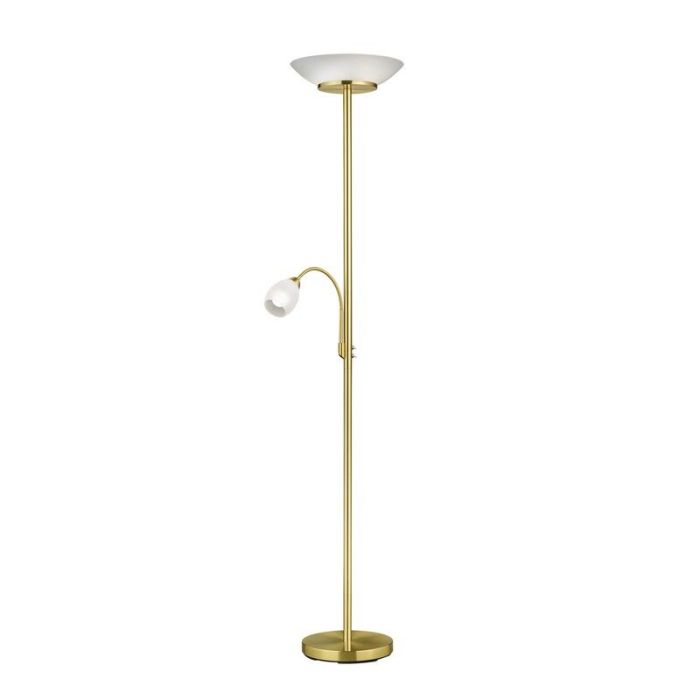 Brass reading floor lamp modern, Larry
