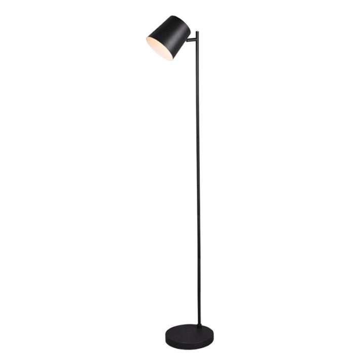 Black floor lamp modern, Suraya, 4,5W, 3000K LED, with touch dimmer