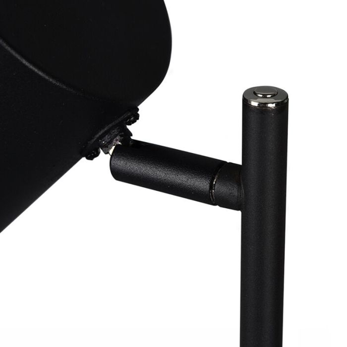 Black floor lamp modern, Suraya, 4,5W, 3000K LED, with touch dimmer