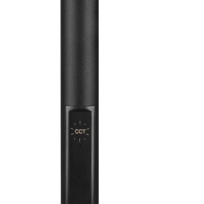 Black floor lamp modern, Shahid, 17W, warm to cold white adjustable LED, with touch dimmer