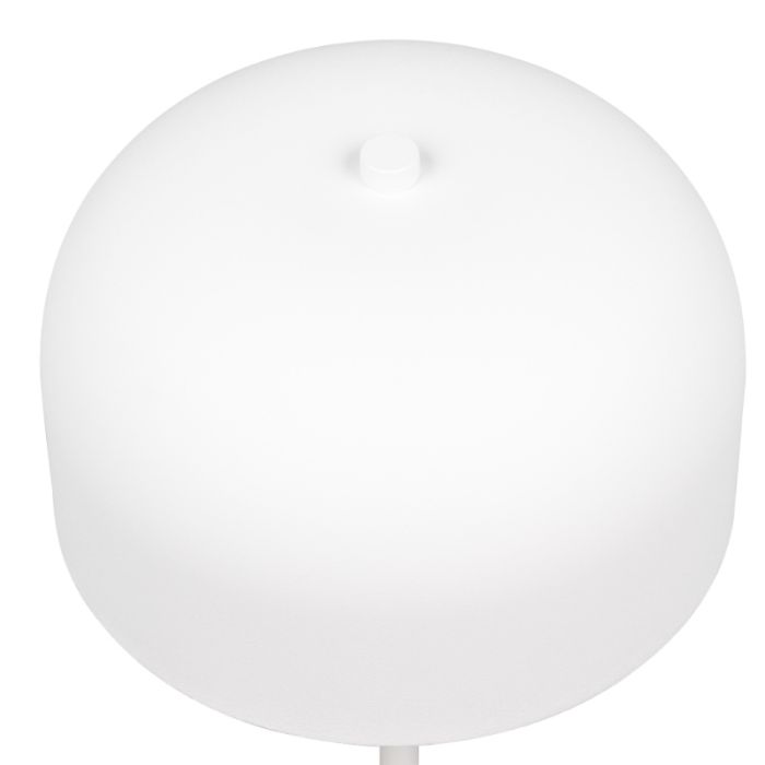 White rechargeable floor lamp modern, Dustin, 2,5W, 3000K LED, 3-step dimmable