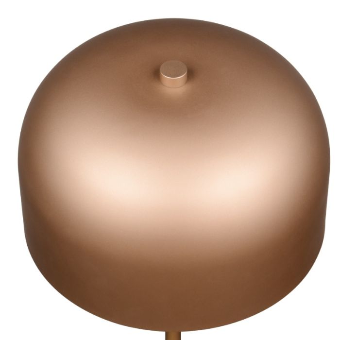Brown rechargeable floor lamp modern, Dustin, 2,5W, 3000K LED, 3-step dimmable