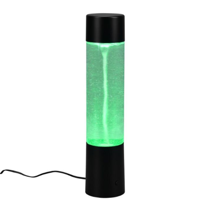 Black table lamp modern, Mehdi, 1W, RGB LED, with switch