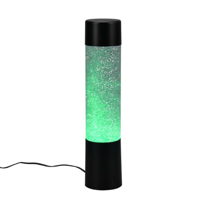 Black table lamp modern, Umar, 1W, RGB LED, with switch
