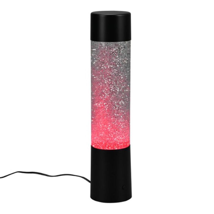 Black table lamp modern, Umar, 1W, RGB LED, with switch