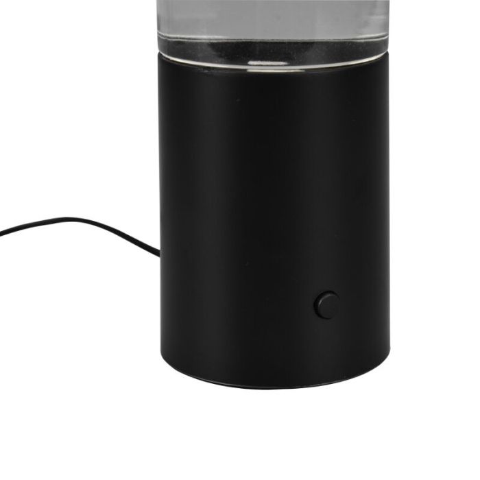 Black table lamp modern, Umar, 1W, RGB LED, with switch