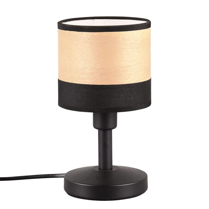 Wooden table lamp modern, Ying, with switch