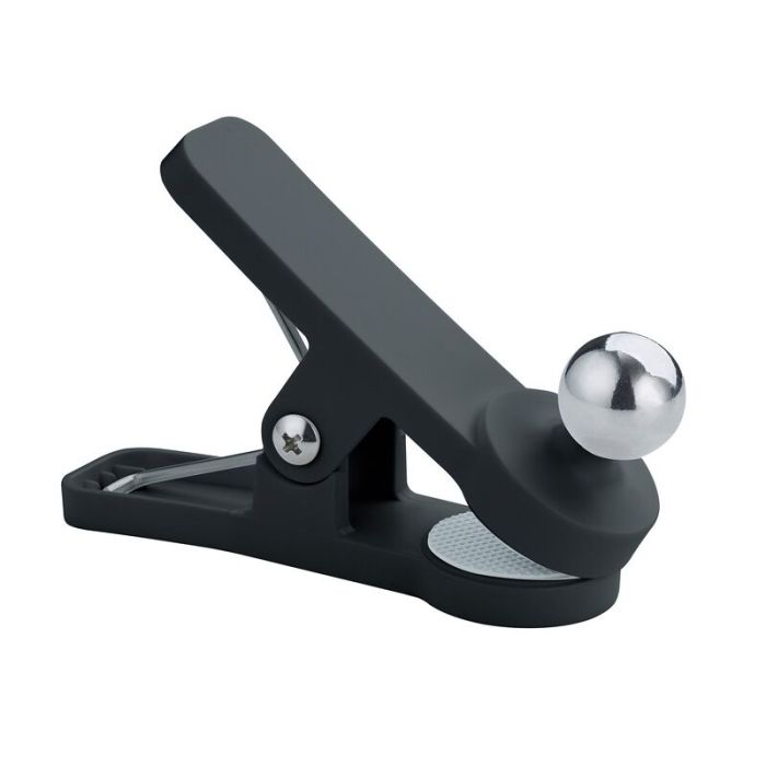 Black table lamp metal, Remko, 2W, 3000K LED, with touch dimmer