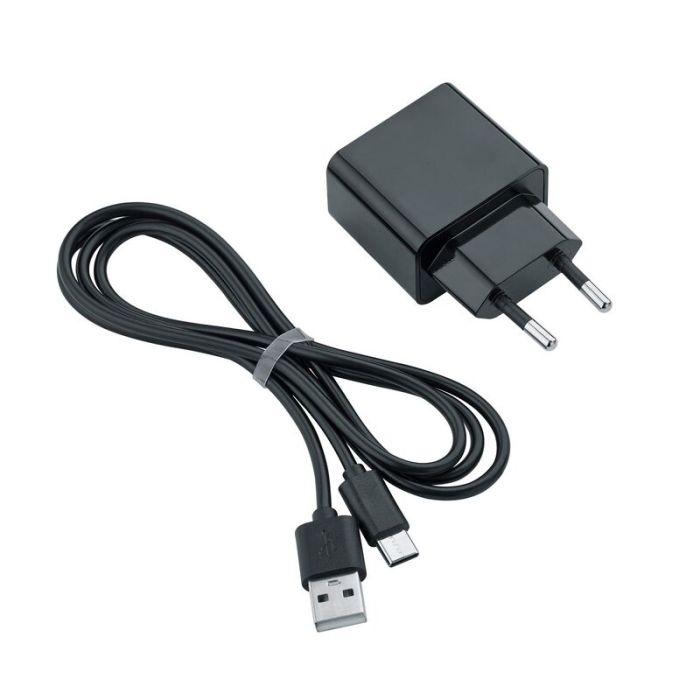 Black table lamp metal, Remko, 2W, 3000K LED, with touch dimmer