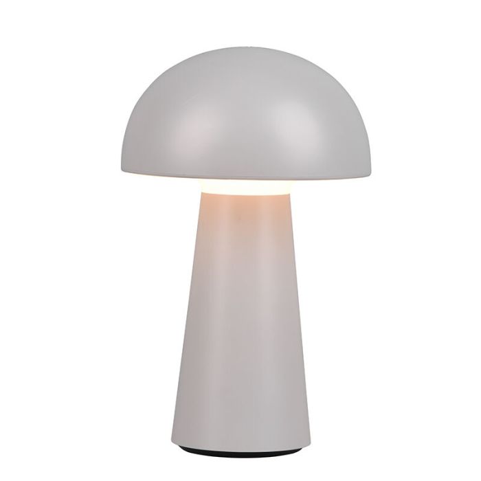 Grey outdoor table lamp modern, Rachelle, 2W, 3000K LED, IP44, 3-step dimmable