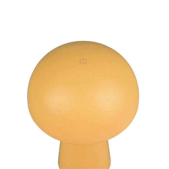 Yellow outdoor table lamp modern, Rachelle, 2W, 3000K LED, IP44, 3-step dimmable