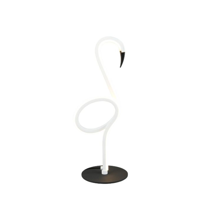 White table lamp design, Puk, 6W, 3000K LED, with switch