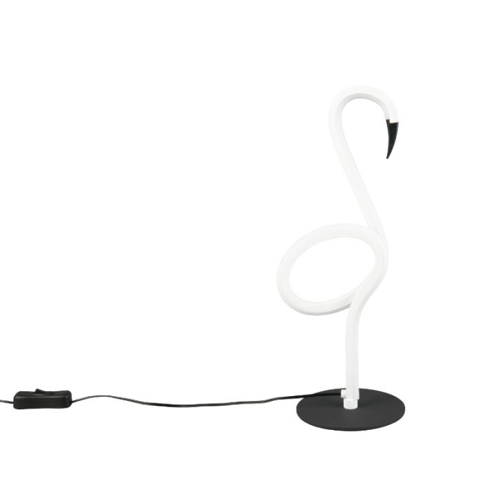 White table lamp design, Puk, 6W, 3000K LED, with switch