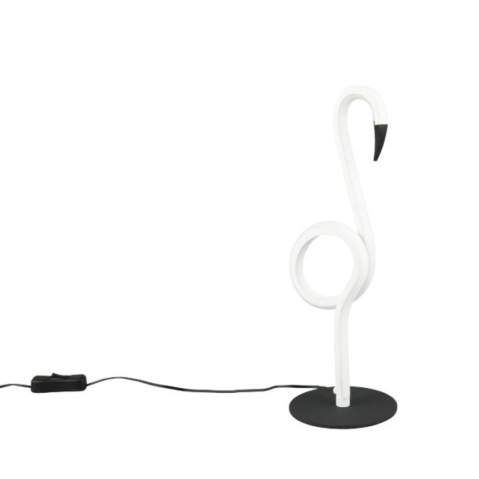 White table lamp design, Puk, 6W, 3000K LED, with switch